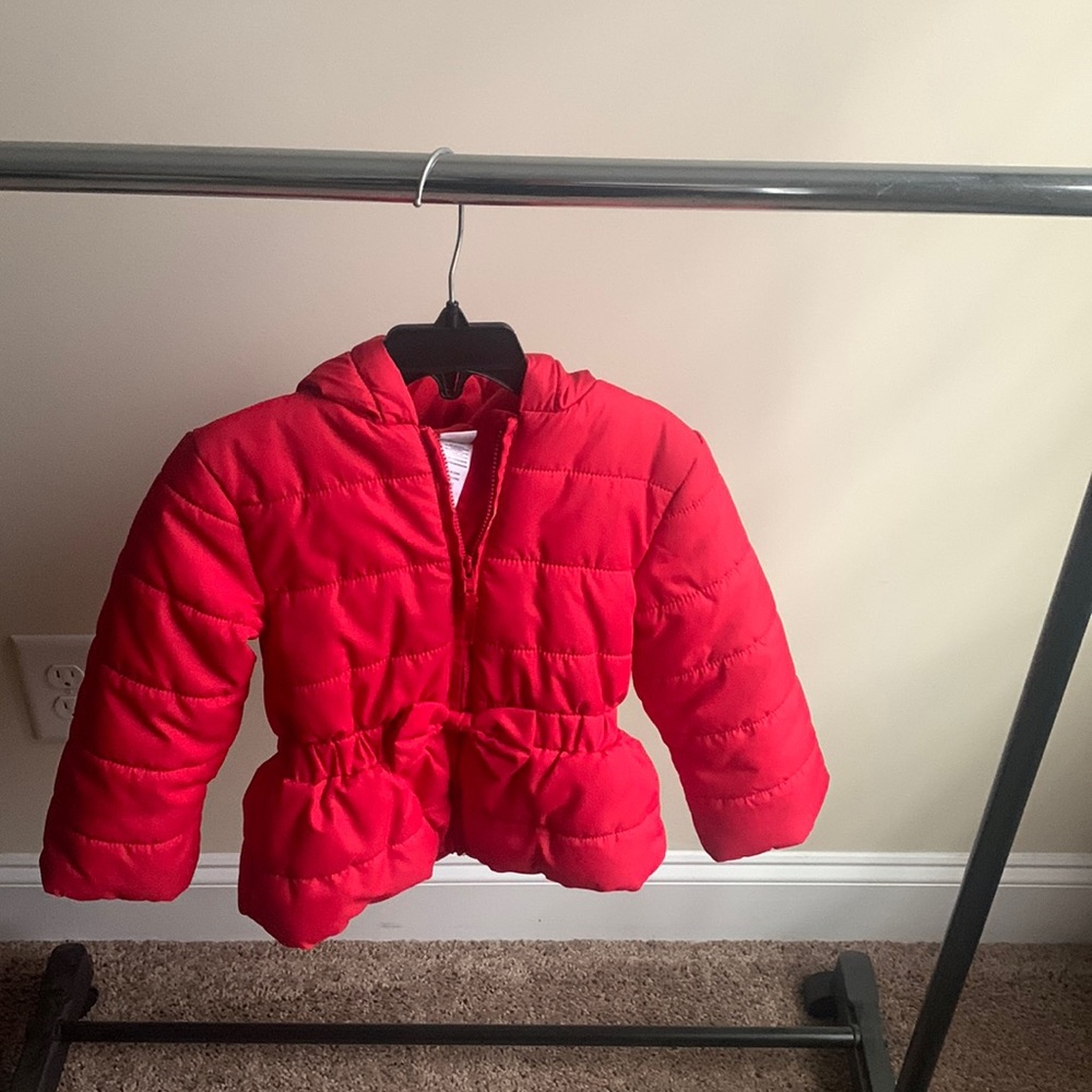 ⭐️Red Puffer Jacket Size 2T